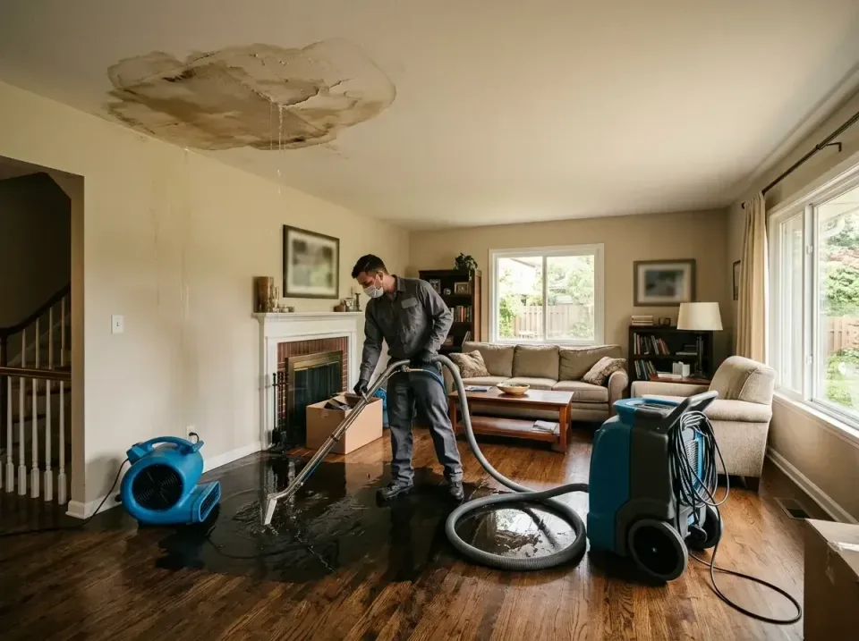 attic-pipe-burst-ceiling-drip-008 — frequently asked questions, Water Damage Restoration & Carpet Care in Pinson, AL